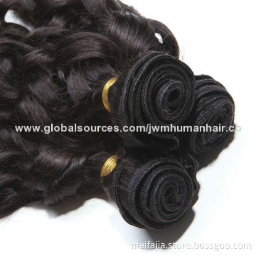 Hot Promotional 100% Virgin Peruvian Bundle Human Hair Extensions, Color #1, Wholesale PriceNew